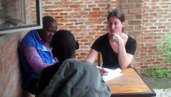 Interview at the Mzuzu Prison in Malawi