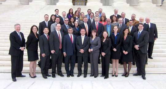 Law Alumni on Steps of U.S. Supreme Court
