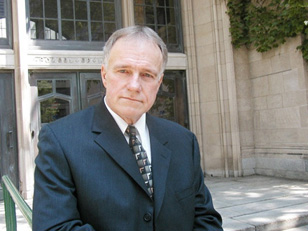 Randy Steidl at Northwestern Law (Photo: Jennifer Linzer) 