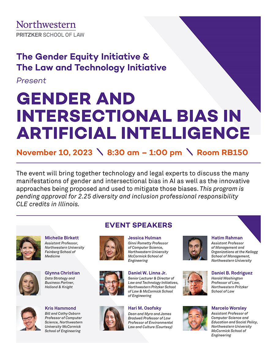 Gender and AI Conference Speaker List